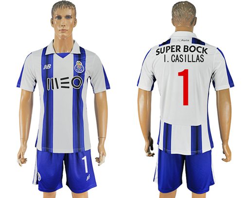 Oporto #1 I.Casillas Home Soccer Club Jersey